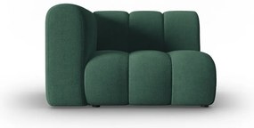 Зелен модул за диван (ляв ъгъл) Lupine - Micadoni Home