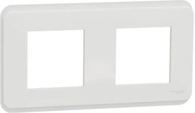 SE Лицева рамка 2х цвят Бял Unica Pro  - NU400418