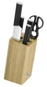 WMF - Комплект от 6 кухненски ножа в стойка KINEO