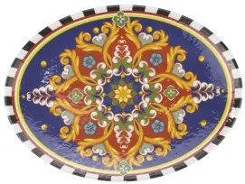 Kulsan - Меламиново плато овално 49x36,5xh4,4см-TILDA-CORDOBA-(11849.CW.COR)