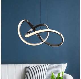 Zuma Line MD9717-1-3BCD - LED полилей на кабел INDIGO LED/44W/230V черен