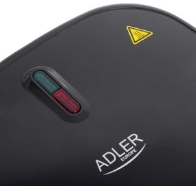 Уред за сладки орехчета Adler AD 3071, 1200W, За 12 сладки, Незалепваща плоча, Светлинен индикатор, Черен