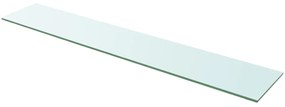 3051589 vidaXL Рафтове, 2 бр, панели прозрачно стъкло, 110x20 см