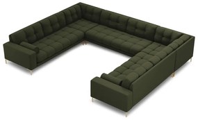 Зелен ъглов диван ("U" форма) Bali – Cosmopolitan Design
