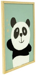Детска картина с панда Andy, 30x40cm, Букле