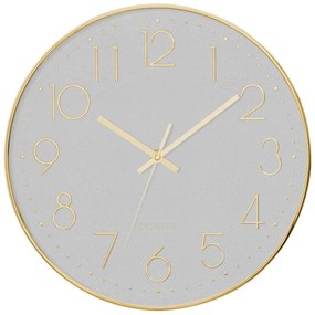 Стенен часовник atmosphera Laure, Ø30 cm - Златист