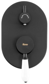 Душ система за вграждане Rea Serra Black + BOX