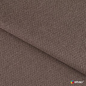 Кафяво двойно легло 160x200 cm тапицирано с място за съхранение с включена подматрачна рамка Carilla – ELTAP