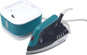 Ютия Beper P204CAL200, 2250W, Керамична плоча, Термостат, Филтър, Непрекъснат цикъл, Бял/синьозелен