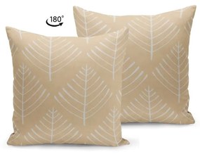 Възглавница с жълт коледен пълнеж, 43 x 43 cm - Kate Louise