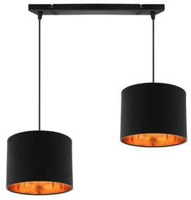 Черна висяща лампа 20x54 cm Candida - Candellux Lighting