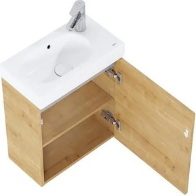 Шкаф Unik Mini-N, 450 x 249 x 575 mm (мебел и умивалник) light oak