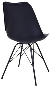 Черни трапезни столове в комплект от 2 броя Oslo - House Nordic