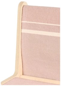 Детски стол в светлорозов и естествен цвят Vintage Nude – Lorena Canals