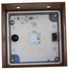 Външна стенна лампа ръждивокафява с LED IP65 соларна - Charlene