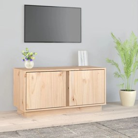 814469 vidaXL ТВ шкаф, 80x35x40,5 см, бор масив