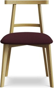 Бордо трапезен стол от масивна дървесина Ohelo – Makamii