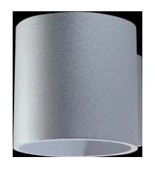 Сива стенна лампа Roda - Sollux