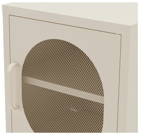 Кремаво метално нощно шкафче Diora – Marckeric