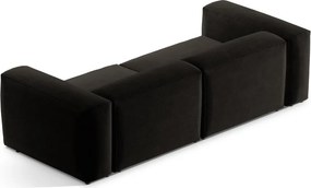 Черен диван 264 cm Bergamo – Cosmopolitan Design