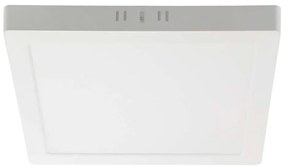 LED Плафониера LED/18W/230V 4000K 21,4x,21,4 см бял