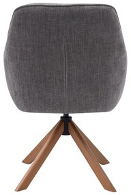 Сиви тапицирани трапезни столове в комплект 2 бр. Avola – Unique Furniture