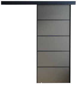 Плъзгаща врата REMTA 100, 100x205,  графит