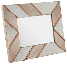 Бяла и бежова дървена рамка 22x28 cm Bowerbird - Premier Housewares