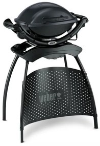 Електрическо барбекю Weber Q1400 Dark Grey w Stand, 2200 W, 43х32 см