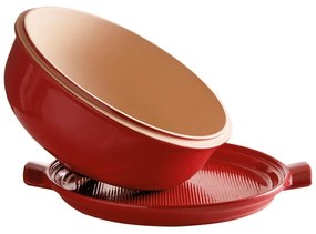 Червена керамична кръгла форма за печене на хляб , ⌀ 28,5 cm - Emile Henry