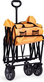 Сгъваема транспортна количка 100 кг – градинска и плажна количка на колела