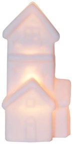 Комплект от 2 бели LED коледни светлинни декорации, височина 16 см Polly - Star Trading