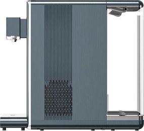 Диспенсър за вода ELIXIR Pro Plus, 2200W, Затопляне 18 л/ч, 42-90°C, UVC стерилизация, Дисплей, Многостепенна филтрация, Компресорен, Сиво-син/графит