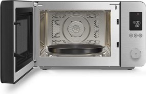 Комбинирана микровълнова фурна с горещ въздух SMEG Collezione MOC02BLMEU, 900W, 27 л, 25 програми, Плавно затваряне, Индивидуални настройки, Черен мат