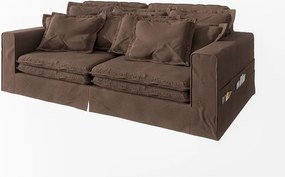 Тъмнокафяв диван 236 cm Nora – Ropez