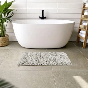 Сиво-бежов текстилен килим за баня 60x90 cm Lerici – Wenko