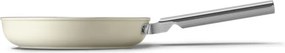Тиган SMEG FPF2002CRM, 1.5 л, Ø20 см, Керамично незалепващо покритие, До 250°C, Без PFAS, Индукция, Крема