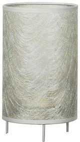 Настолна лампа СЕТА, титан, абажур Басари Сребро, 1xE27