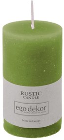 Зелена свещ Rust, време на горене 38 h Rustic - Rustic candles by Ego dekor