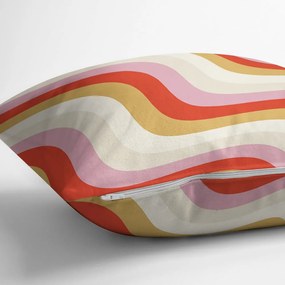 Калъфка за възглавница 43x43 cm Creamy Raspberry Swirl – Mila Home