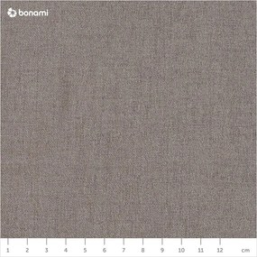 Светлокафяво единично легло 120x200 cm тапицирано без ламелно дъно Mattis – Meise Möbel