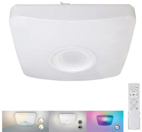 Rabalux - LED RGB Димируема лампа с високоговорител LED/18W/230V + дистанционно