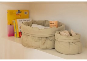 Светлозелени текстилни детски кутии за съхранение в комплект от 2 бр. ø 30x20 cm Bambie Olive – Lorena Canals