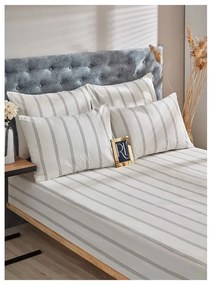 Кремаво памучно двойно спално бельо 200x220 cm - Mila Home