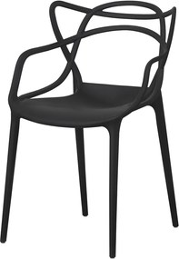 Стол Abstract-черен  (4 τεμάχια)