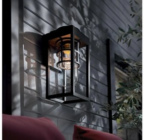 Kichler KL-HONE-S-BKT - Външно стенно осветително тяло HONE S 1xE27/60W/230V IP44