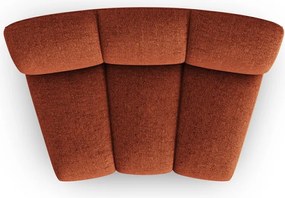 Модулен диван в тухлен цвят (среден модул) Lupine – Micadoni Home