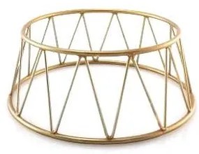 Horecano - Метална стойка дисплей "Корона" с неплъзгащо златисто покритие 25х21.2х10см 3D (921104GD)