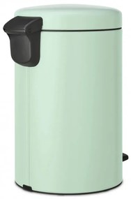 Кош за боклук с педал Brabantia NewIcon 1008843, 12 л, Плавно затваряне, Противоплъзгаща основа, Светлозелен