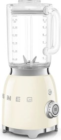 Блендер Smeg BLF03CREU, 800W, 1.5 л, 18000 об/мин, 4 програми, 4 скорости + Пулс, Неръждаема стомана, Крема